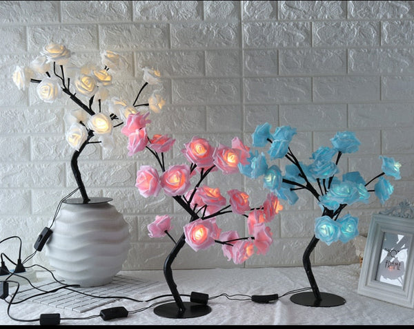 LED Rose Tree Lamp